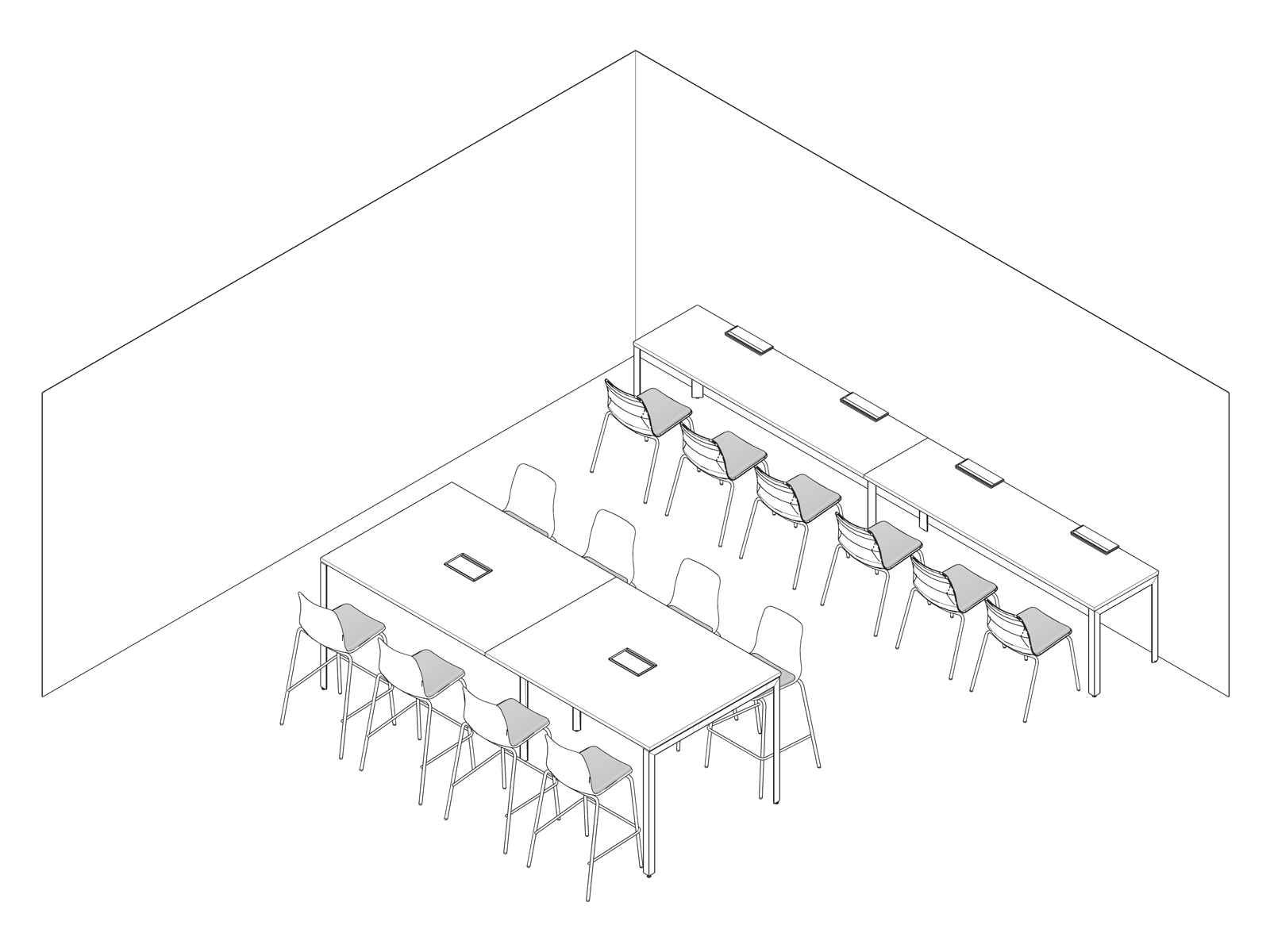 A line drawing - Cafe 012