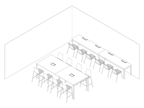 A line drawing - Cafe 012