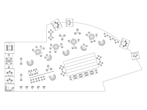 A line drawing viewed from above -  Common Space 001