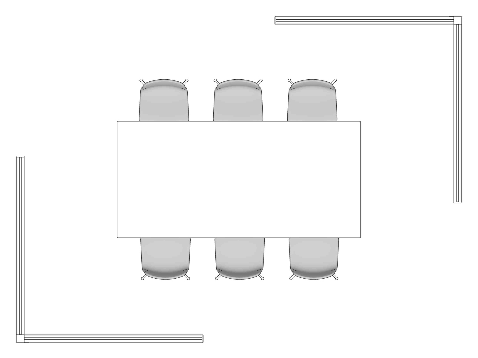 A line drawing viewed from above - Cove 060