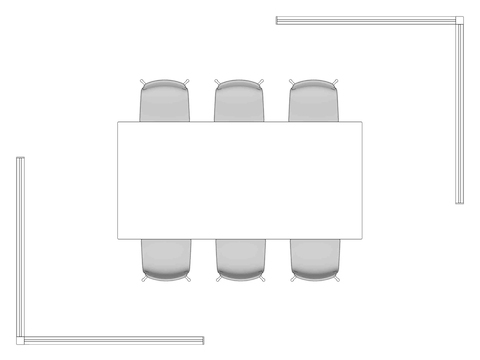 A line drawing viewed from above - Cove 060