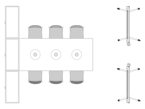 A line drawing viewed from above - Cove 063