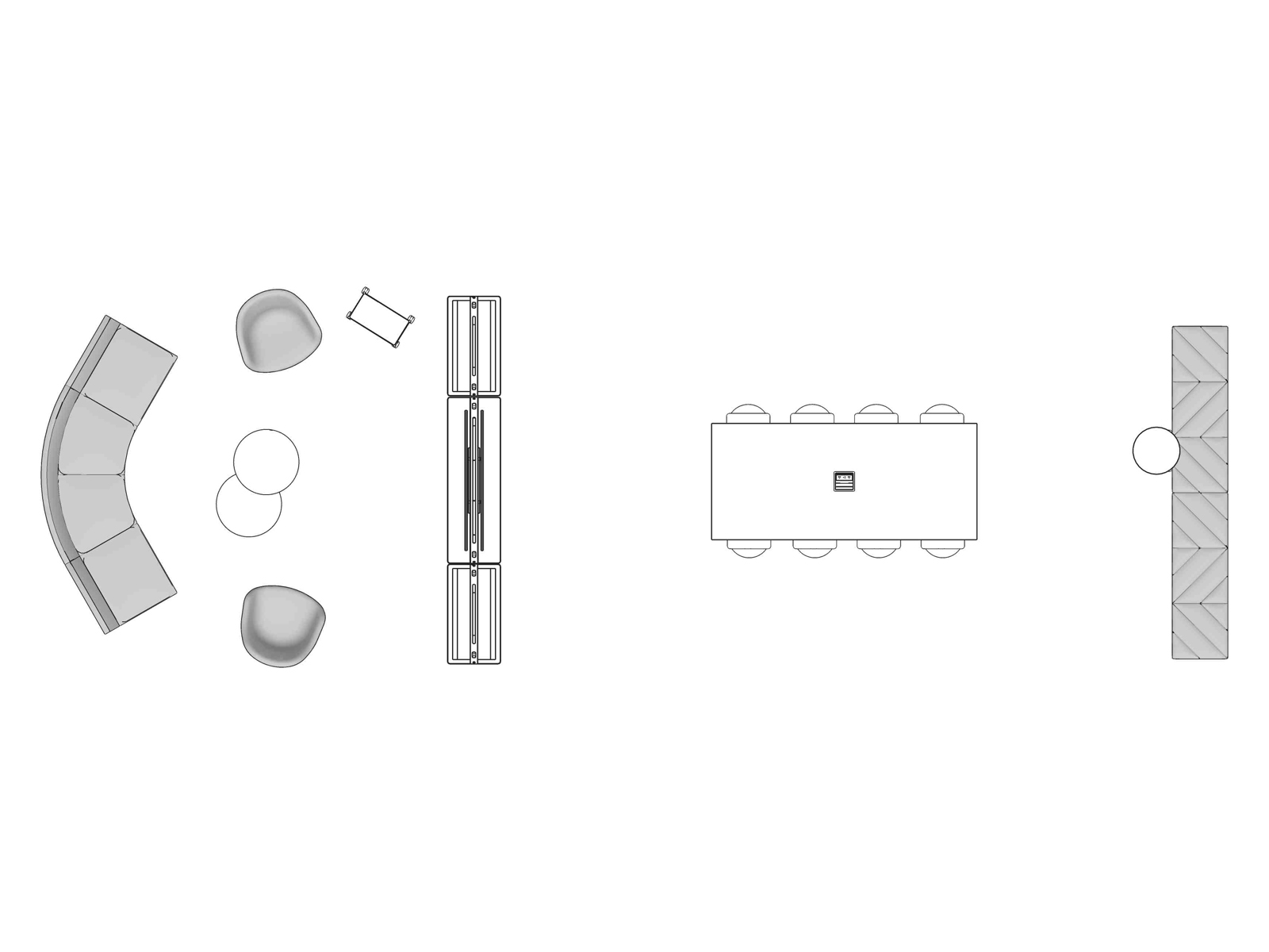 A line drawing viewed from above - Cove 064