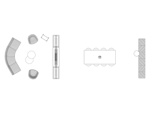 A line drawing viewed from above - Cove 064