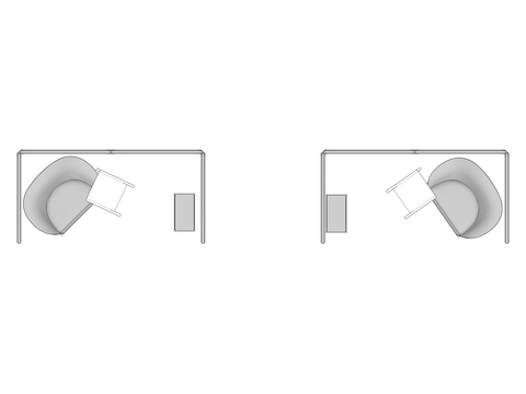 A line drawing viewed from above -Haven 201 EUR