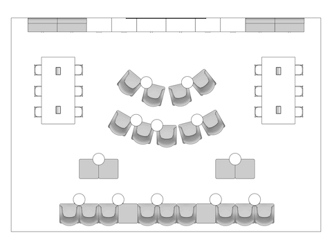 A line drawing viewed from above - Forum 003