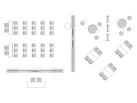 A line drawing viewed from above - Forum 024 B