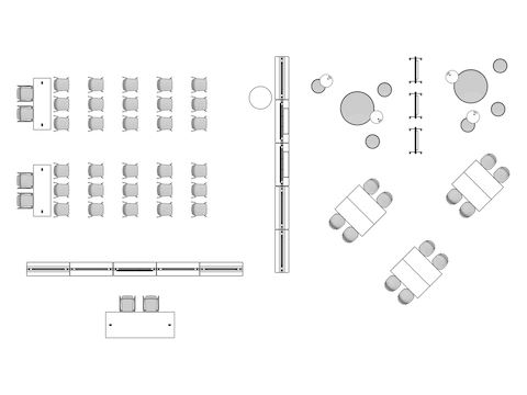 A line drawing viewed from above - Forum 024 C