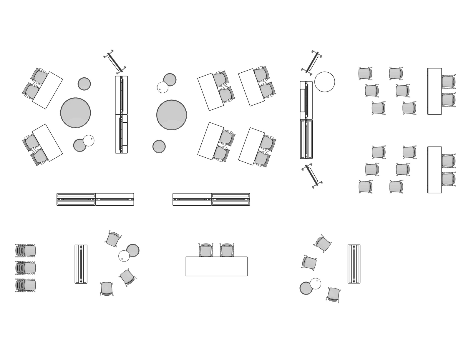A line drawing viewed from above - Forum 025 B