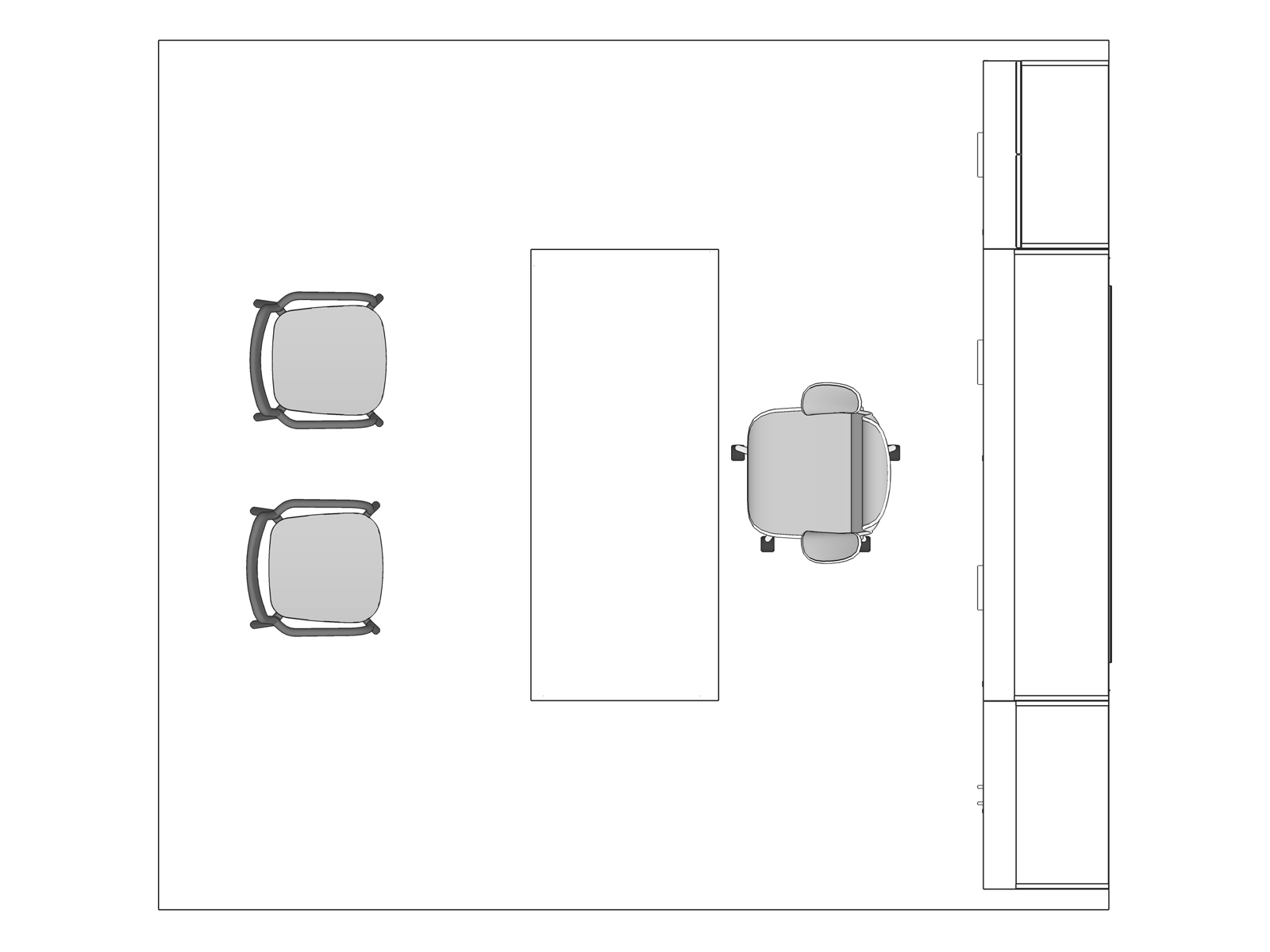 A line drawing viewed from above - Haven 024