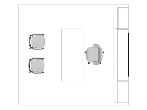 A line drawing viewed from above - Haven 024