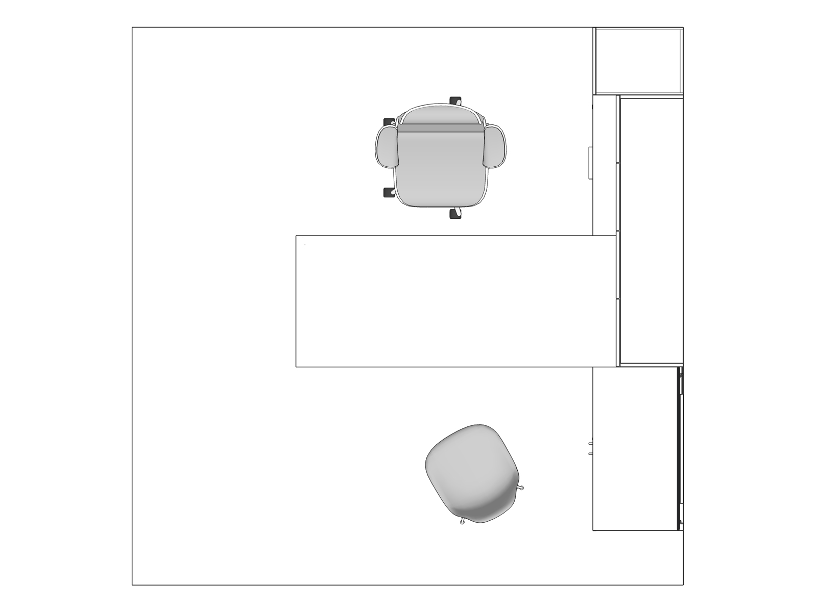 A line drawing viewed from above - Haven 025