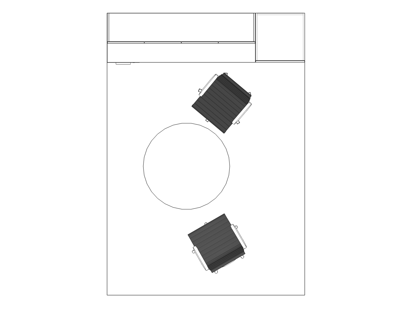 A line drawing viewed from above - Haven 026