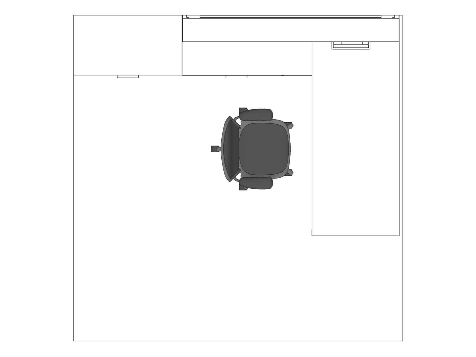 A line drawing viewed from above - Haven 027