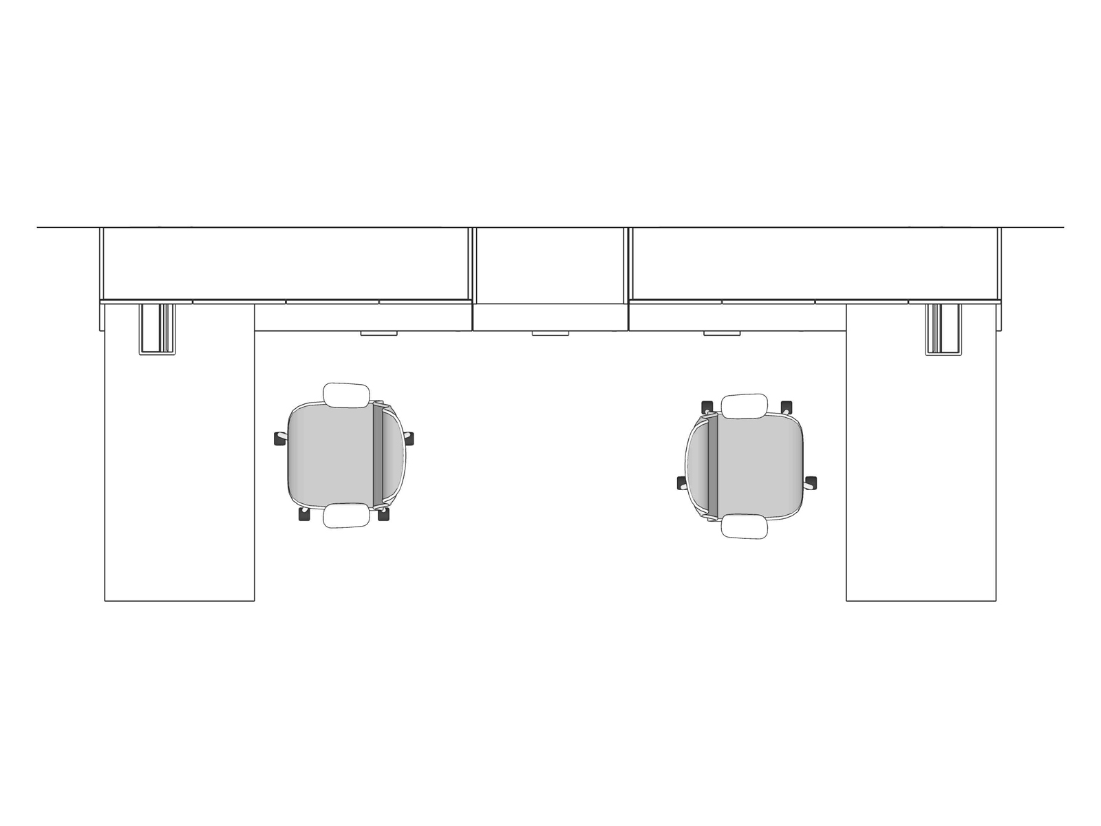 A line drawing viewed from above - Haven 032