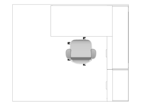 A line drawing viewed from above - Haven 034