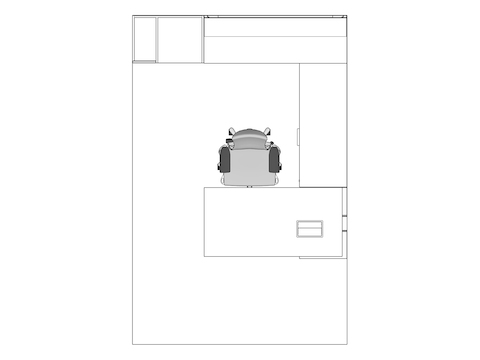 A line drawing viewed from above - Haven 036
