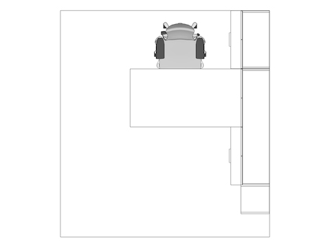 A line drawing viewed from above - Haven 037