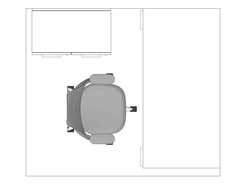 A line drawing viewed from above - Haven 041