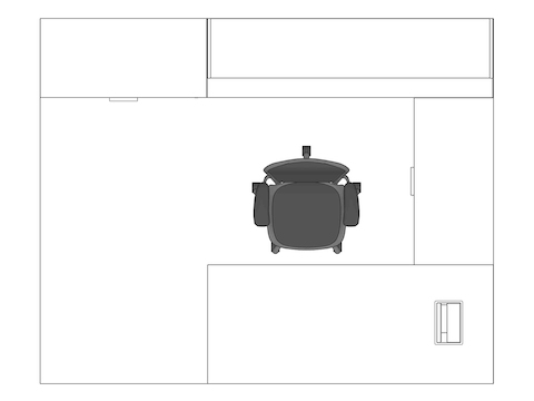 A line drawing viewed from above - Haven 051
