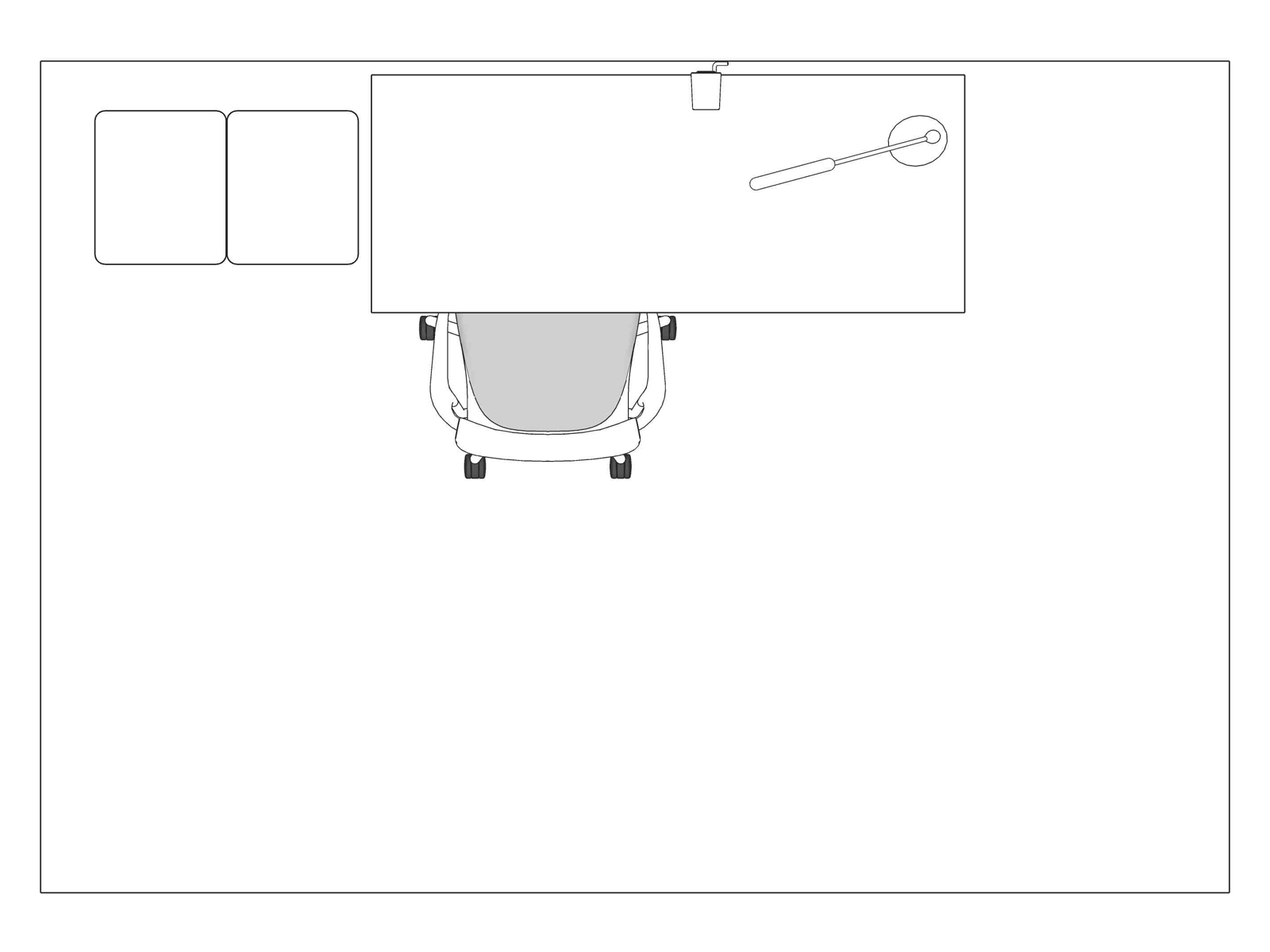 A line drawing viewed from above - Haven 054