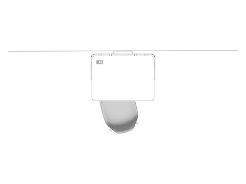 A line drawing viewed from above - Haven 055