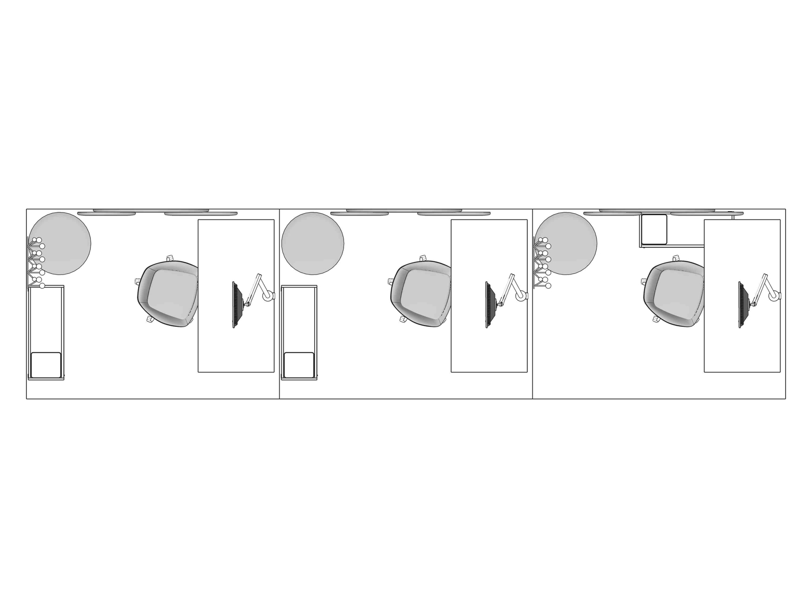 A line drawing viewed from above - Haven 060 A