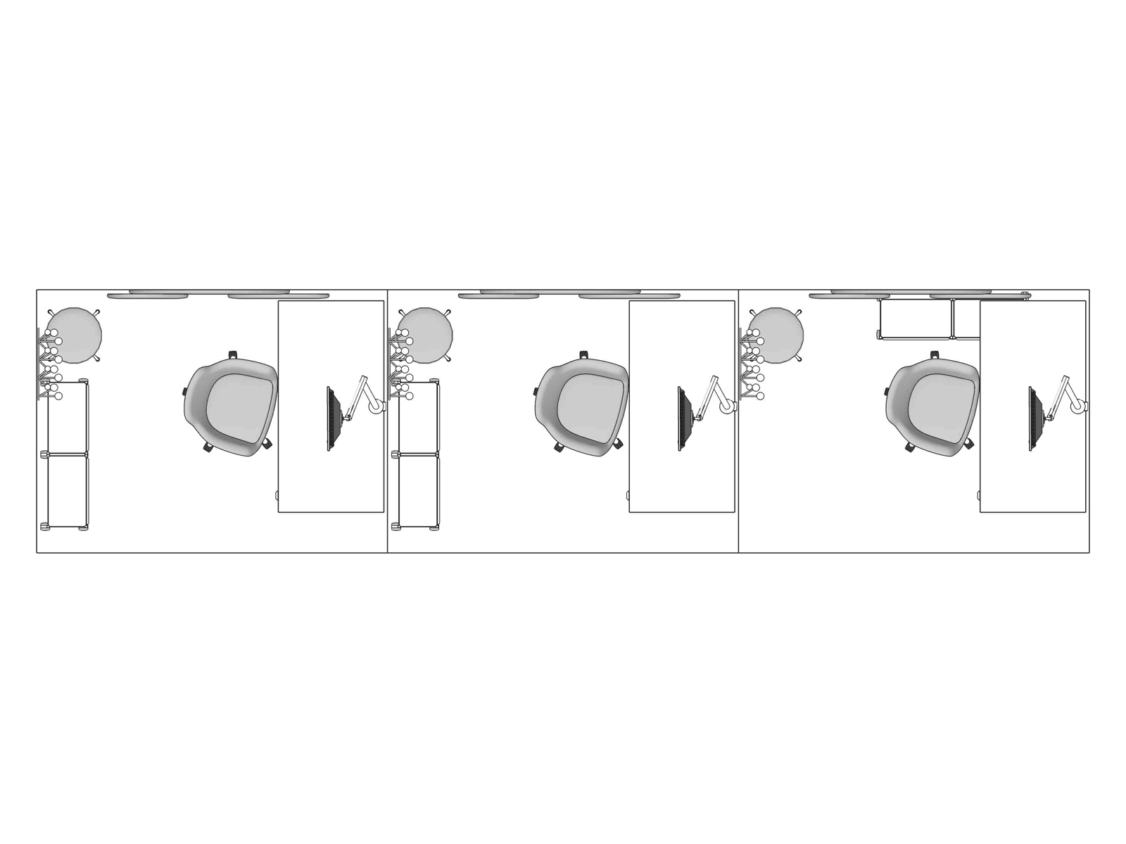 A line drawing viewed from above - Haven 060 B