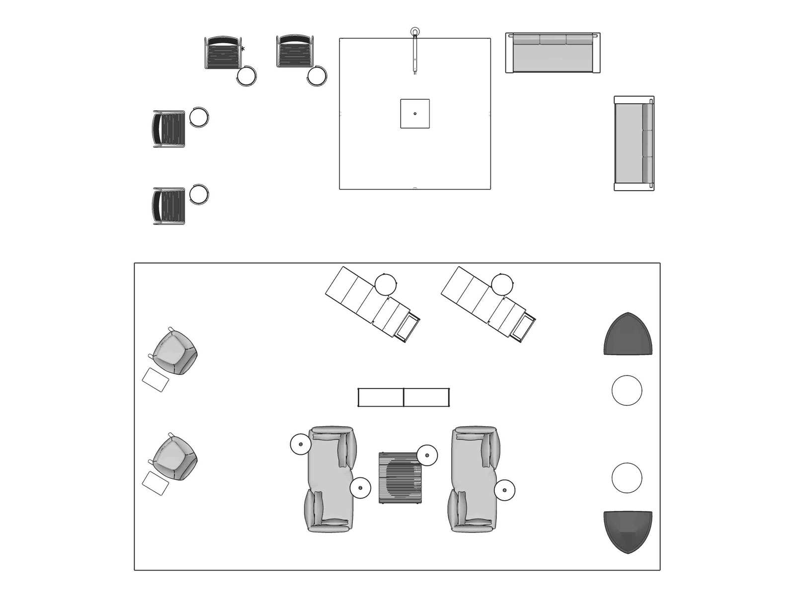 A line drawing viewed from above - Haven 064 C