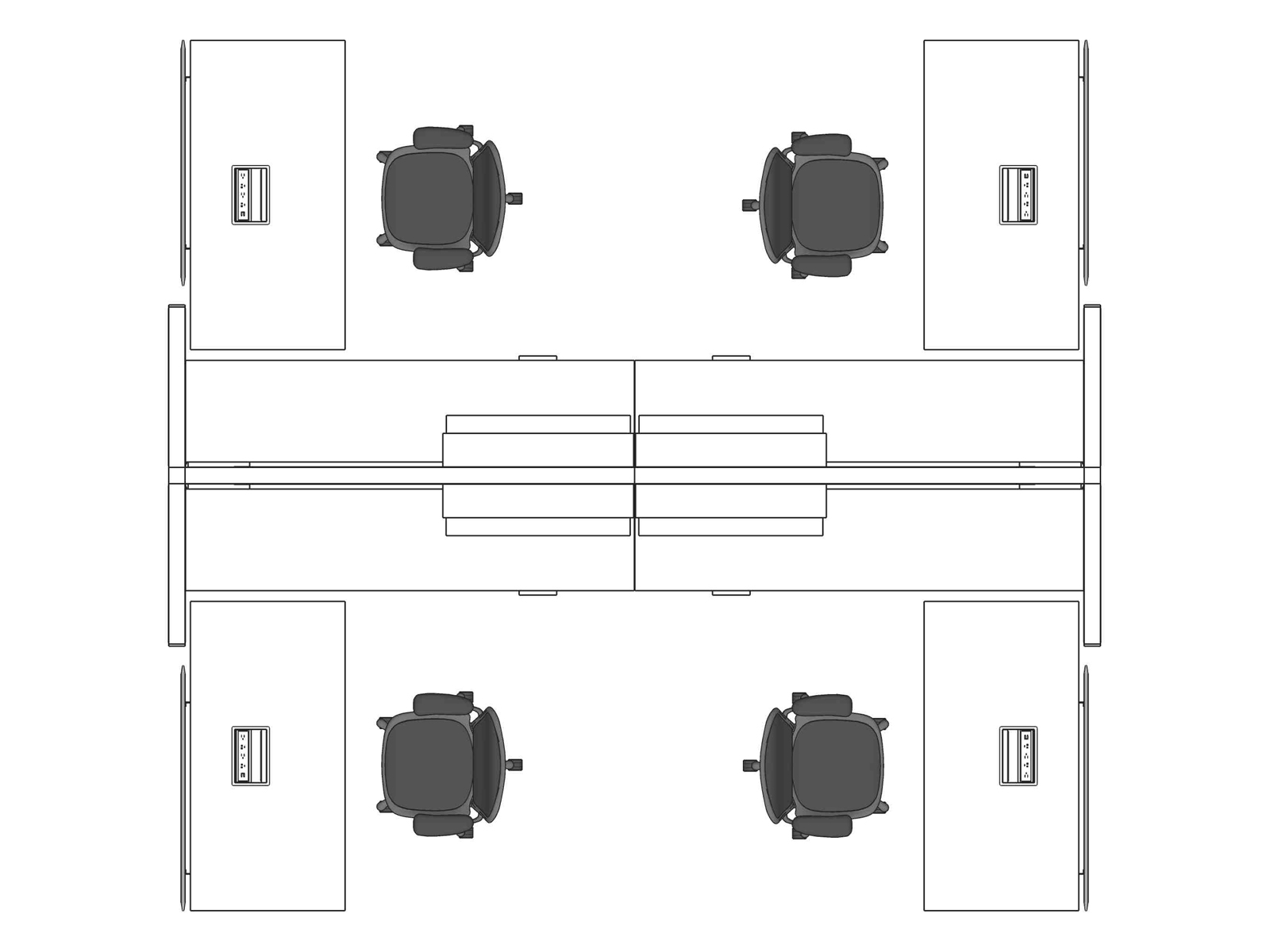 A line drawing viewed from above - Hive 008