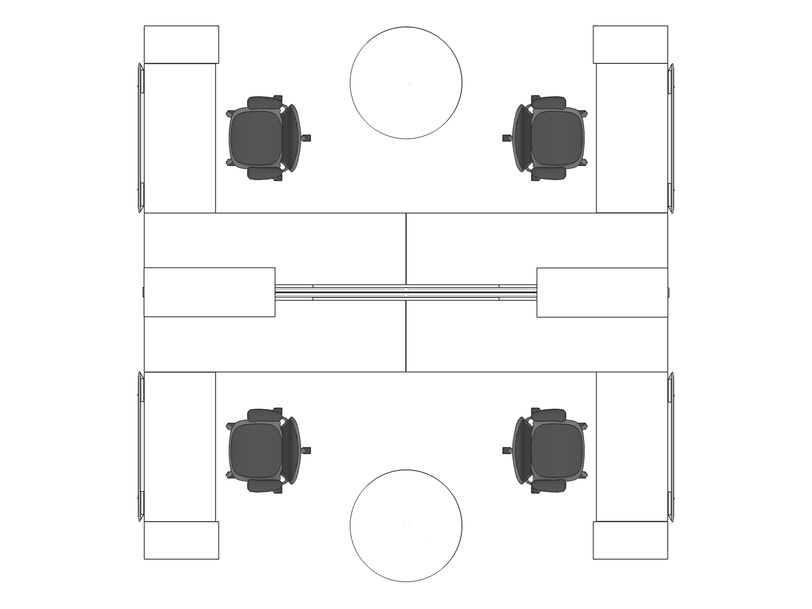 A line drawing viewed from above - Hive 012