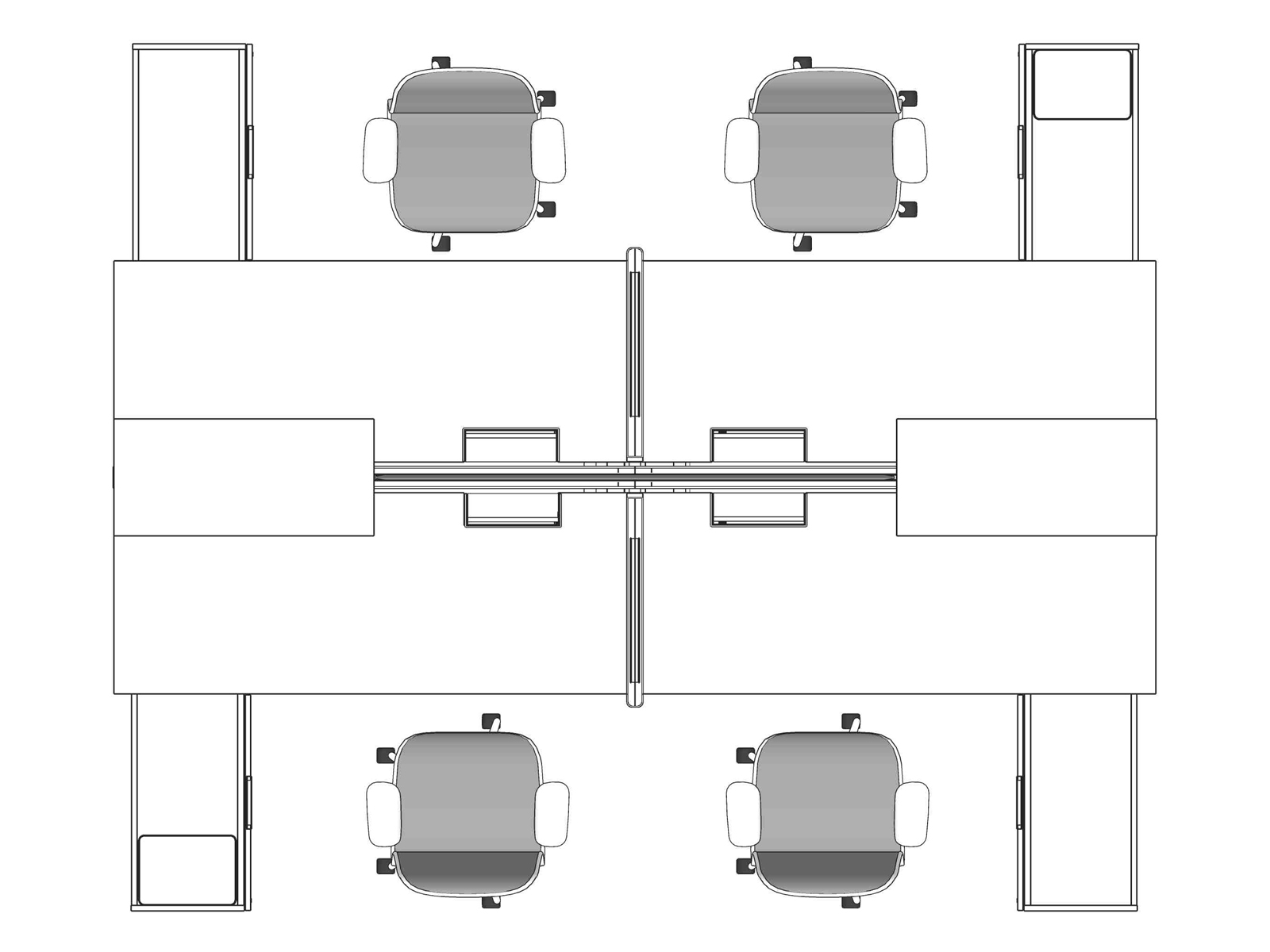 A line drawing viewed from above - Hive 062