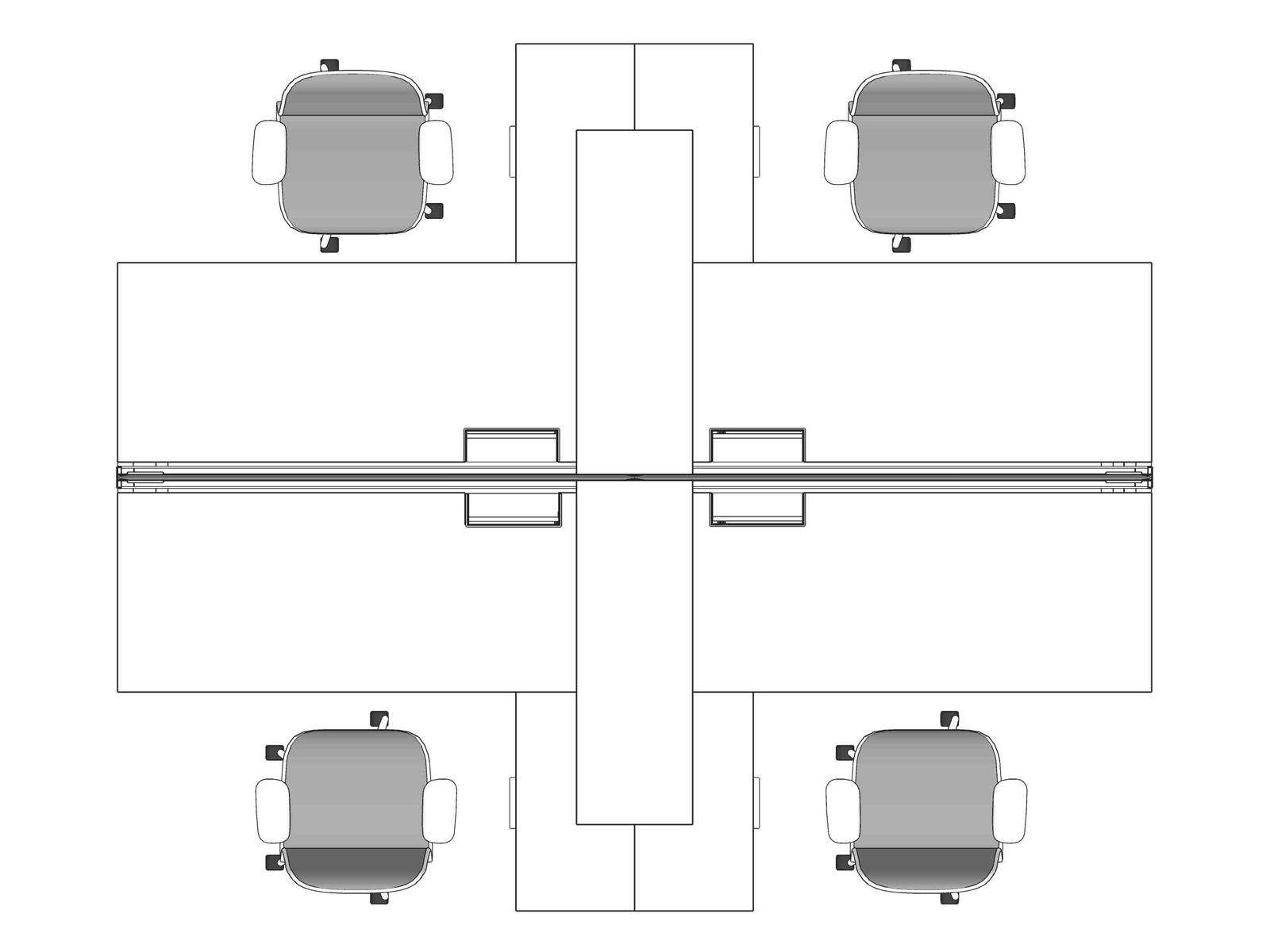 A line drawing viewed from above - Hive 063