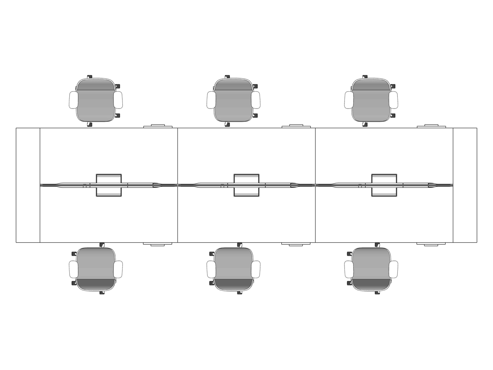 A line drawing viewed from above - Hive 075