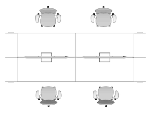A line drawing viewed from above - Hive 079