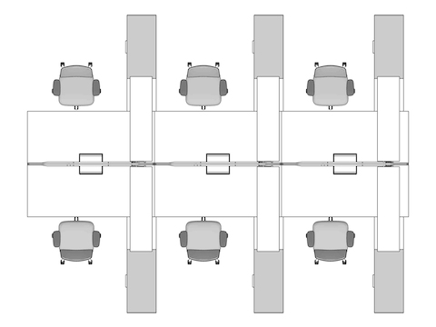 A line drawing viewed from above - Hive 080
