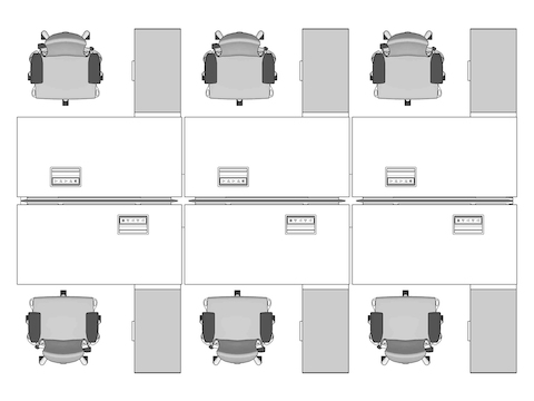 A line drawing viewed from above - Hive 095