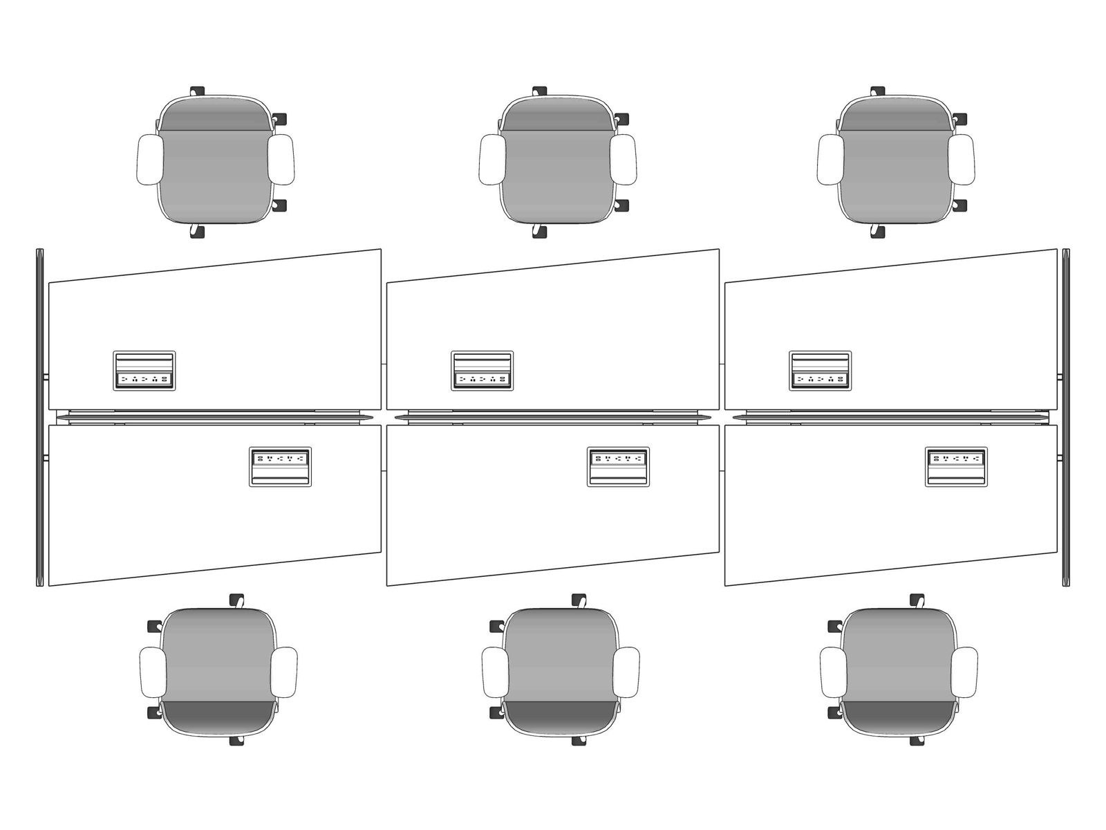 A line drawing viewed from above - Hive 096