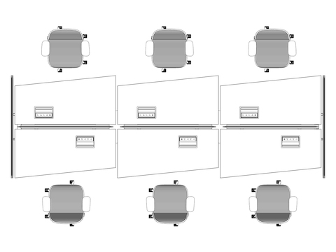 A line drawing viewed from above - Hive 096