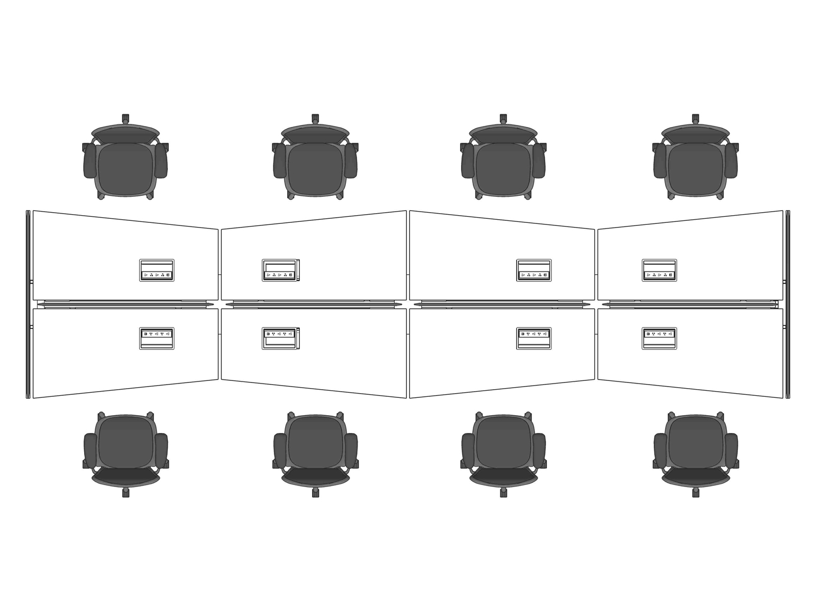 A line drawing viewed from above - Hive 097