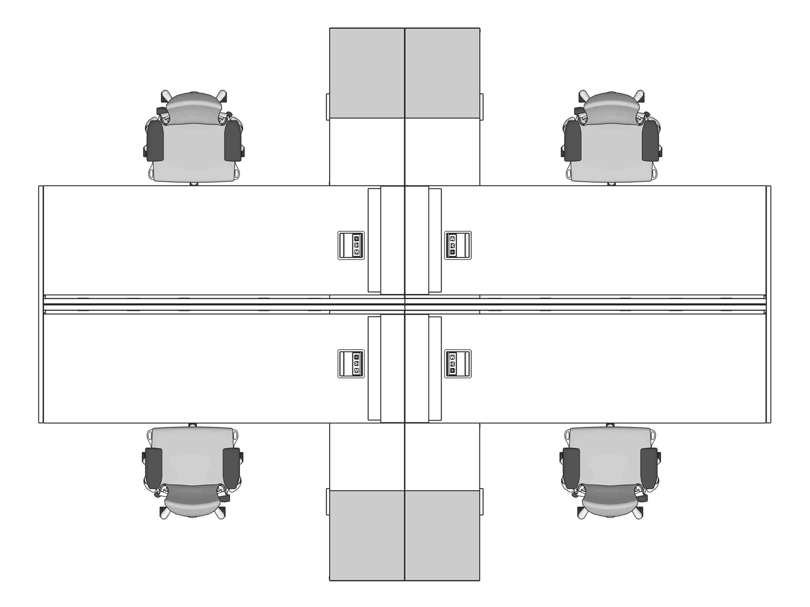 A line drawing viewed from above - Hive 098