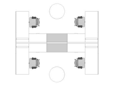 A line drawing viewed from above - Hive 099