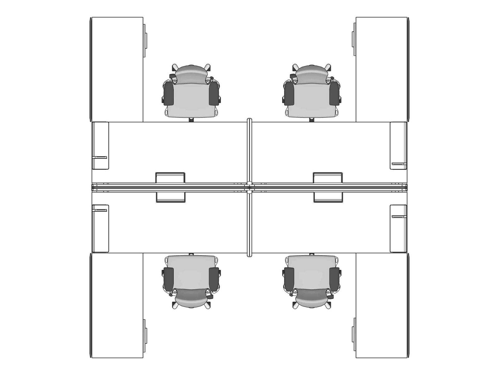 A line drawing viewed from above - Hive 101