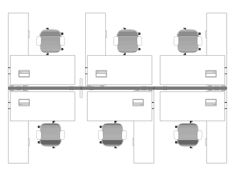 A line drawing viewed from above - Hive 109