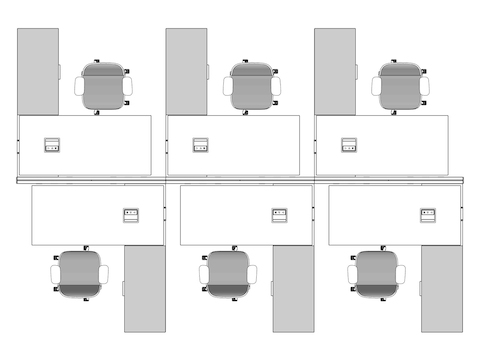 A line drawing viewed from above - Hive 111