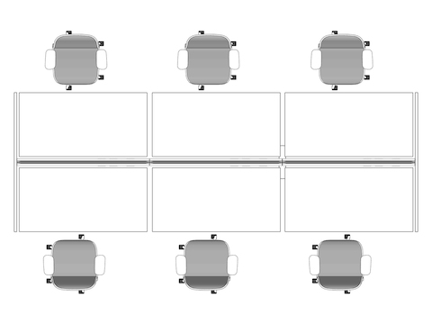 A line drawing viewed from above - Hive 130