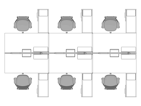 A line drawing viewed from above - Hive 164