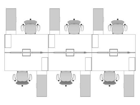 A line drawing viewed from above - Hive 165