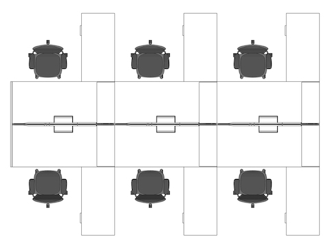 A line drawing viewed from above - Hive 167