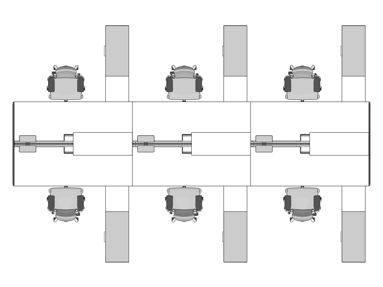 A line drawing viewed from above - Hive 169